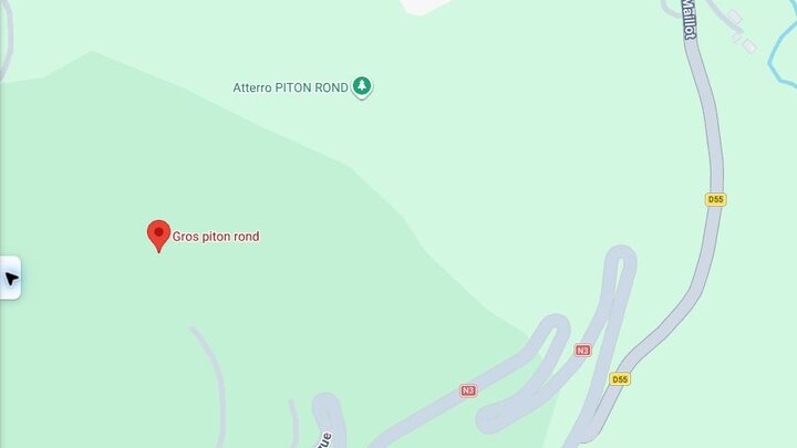 Aperçu cartographique de Gros Piton Rond à La Plaine-des-Palmistes
