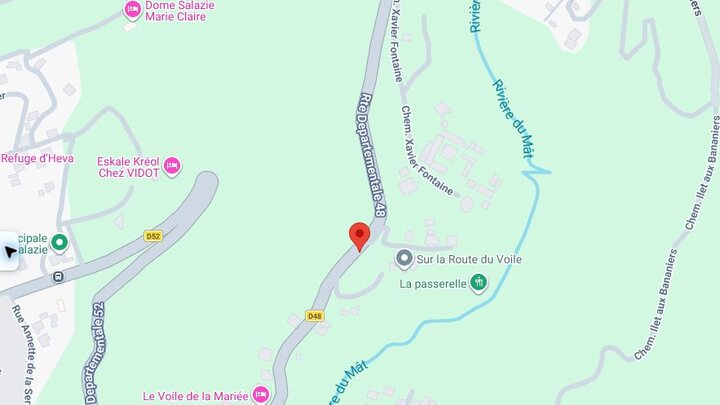 Aperçu cartographique de Début de la vidéo à Salazie
